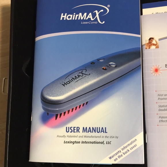 Hairmax brand Lazer Comb and Leather Case - Picture 6 of 7